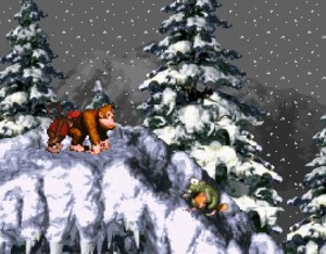 Donkey Kong Snow Level